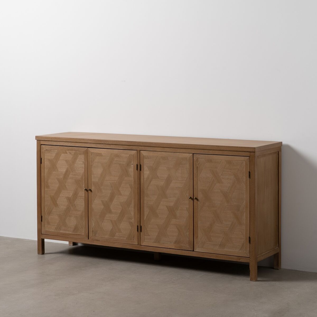 Kredens BRAYAN Naturalny Drewno MDF 160 x 40 x 80 cm